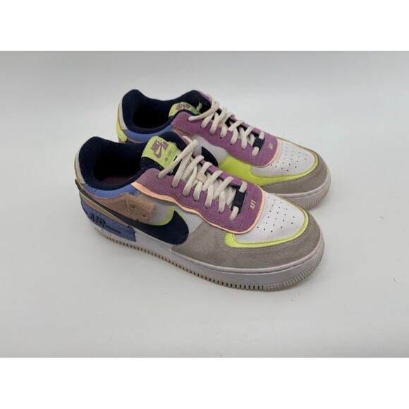 Women's Nike Air Force 1 Low Shadow Photon Dust Crimson Tint Size 10 - Picture 1 of 10